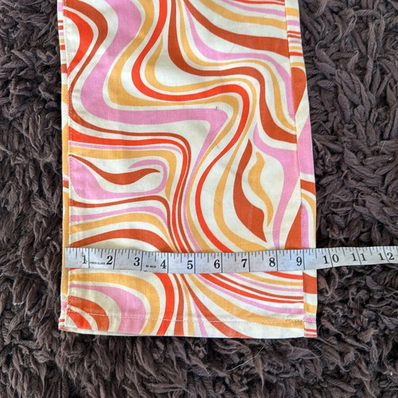 Groovy vintage style 1970’s orange jeans - Picture 7 of 8